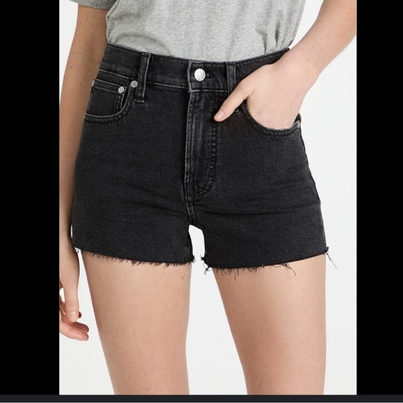 Madewell Pants - Madewell Black Denim Jean Shorts